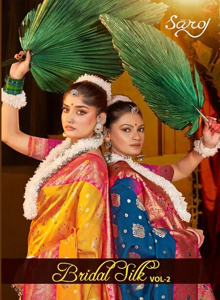 Bridal Silk Vol 2 By Saroj Traditional Wear Silk Saree Wholesalers In Delhi
